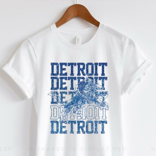 Official Detroit Lions Faux Glitter Football glitter shirt