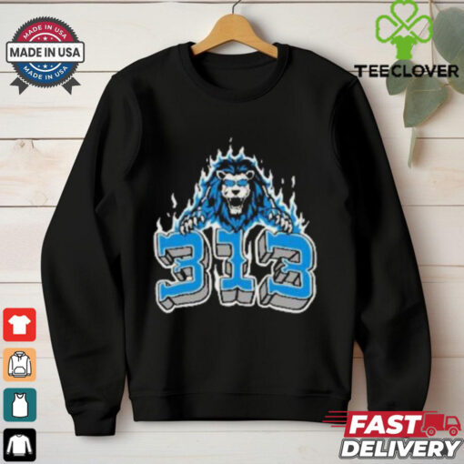 Official Detroit Lions Football 313 Culture Shirt