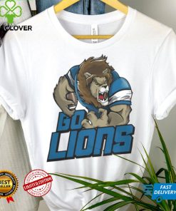 Official Detroit Lions Football Go Lions Mascot Shirt