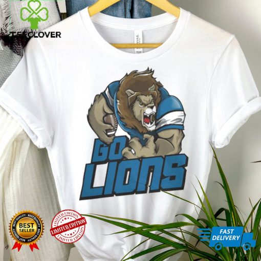 Official Detroit Lions Football Go Lions Mascot Shirt