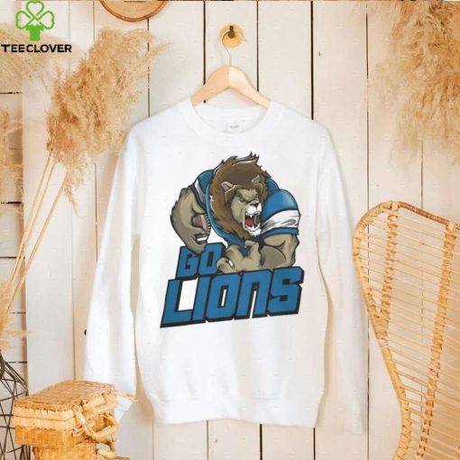 Official Detroit Lions Football Go Lions Mascot Shirt