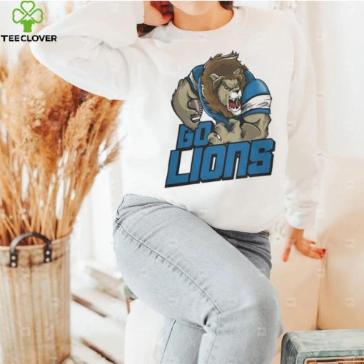 Official Detroit Lions Football Go Lions Mascot Shirt