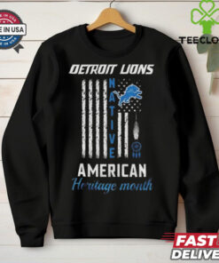 Official Detroit Lions Native American Heritage Month USA Flag 2024 Shirt