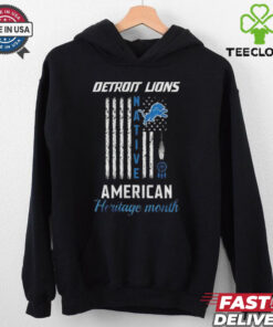 Official Detroit Lions Native American Heritage Month USA Flag 2024 Shirt