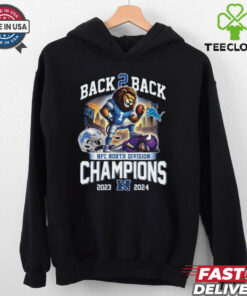 Official Detroit Lions Nfc North Division Champions Back To Back 2023 2024 T shirts
