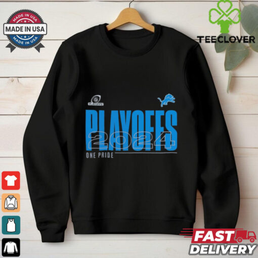 Official Detroit Lions One Pride 2024 NFL Playoffs t shirt