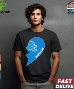 Official Detroit Lions Partners Half Heart Shirt