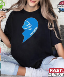 Official Detroit Lions Partners Half Heart Shirt
