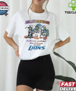 Official Detroit Lions The Grinch Hallothanksmas The Most Wonderful Shirt 2 Official Detroit Lions The Grinch Hallothanksmas The Most Wonderful Shirt