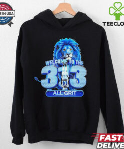 Official Detroit Lions Welcome To The 313 All Grit Amon Ra St. Brown Art t shirt