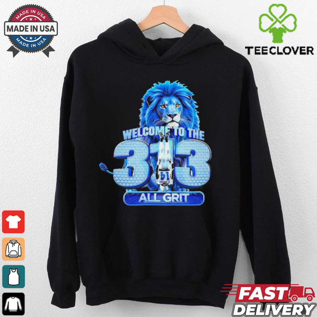 Official Detroit Lions Welcome To The 313 All Grit Amon Ra St. Brown Art t shirt Official Detroit Lions Welcome To The 313 All Grit Amon Ra St. Brown Art t shirt