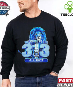 Official Detroit Lions Welcome To The 313 All Grit Amon Ra St. Brown Art t shirt