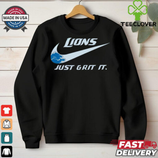 Official Detroit Lions X Nike Just Grit It Shirt