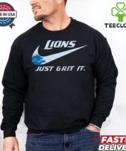 Official Detroit Lions X Nike Just Grit It Shirt