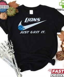 Official Detroit Lions X Nike Just Grit It Shirt