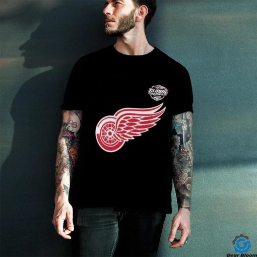 Official Detroit Red Wings 2023 NHL Global Series Logo T Shirt