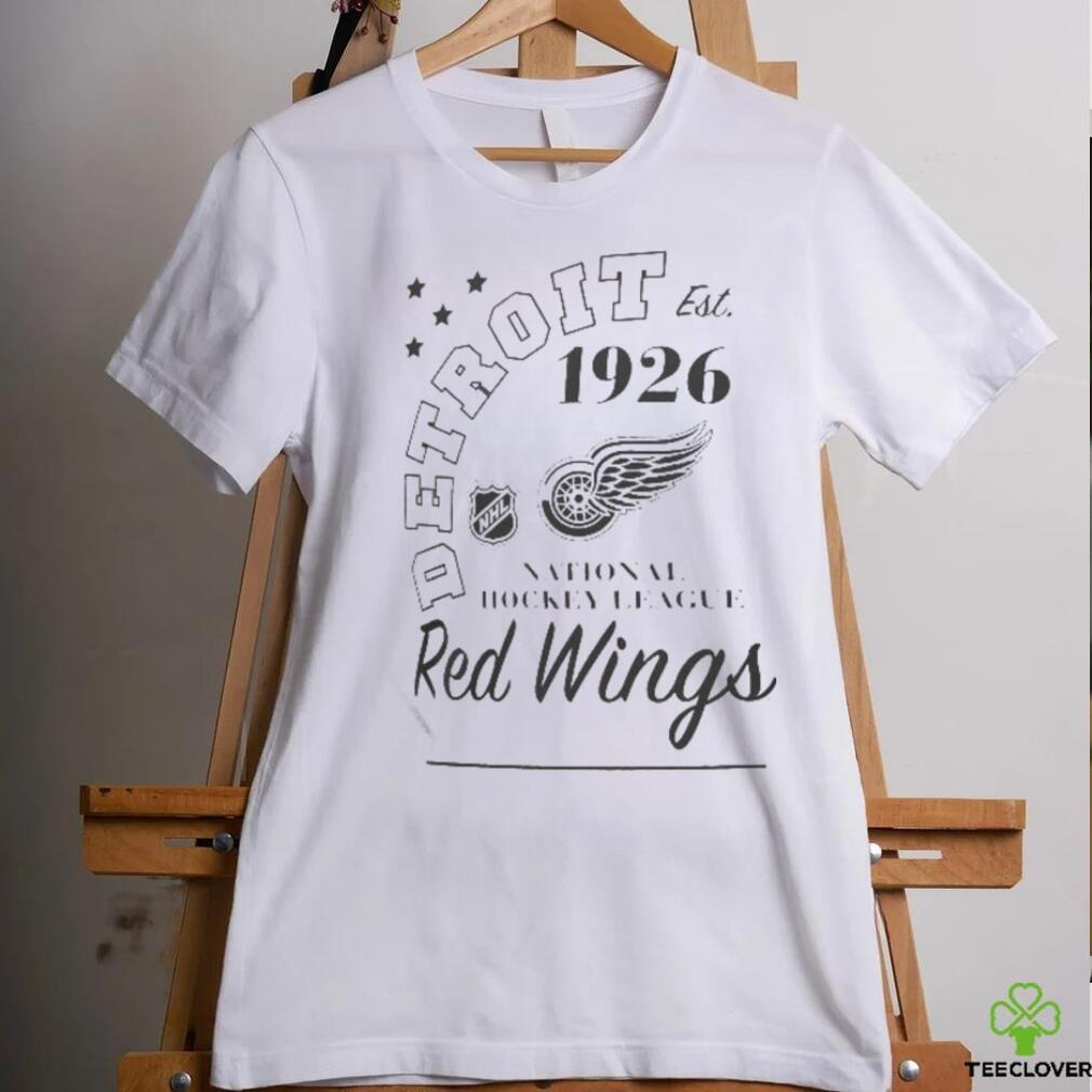Official Detroit Red Wings Starter Black Arch City Team National Hockey League 1926 Shirt Official Detroit Red Wings Starter Black Arch City Team National Hockey League 1926 Shirt