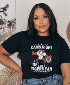 Official Detroit Tigers Baseball Team Paws I Am A Fan Win Or Lose Mascot 2024 Shirt