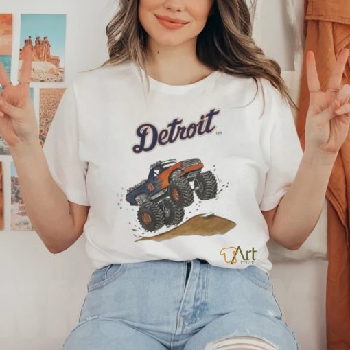 Official Detroit Tigers Monster Truck MLB Shirt