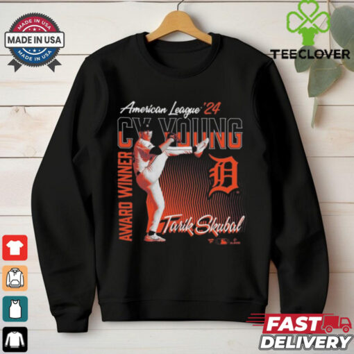 Official Detroit Tigers Tarik Skubal 2024 American League Cy Young Award Winner Shirt