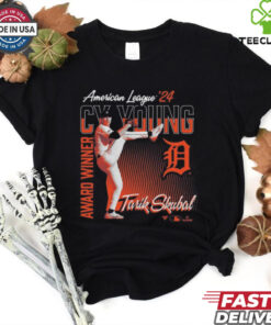 Official Detroit Tigers Tarik Skubal 2024 American League Cy Young Award Winner Shirt