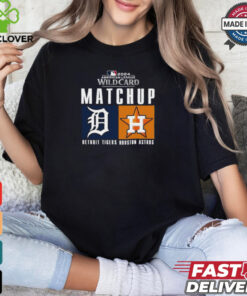 Official Detroit Tigers vs. Houston Astros 2024 MLB AL Wild Card Matchup T Shirt