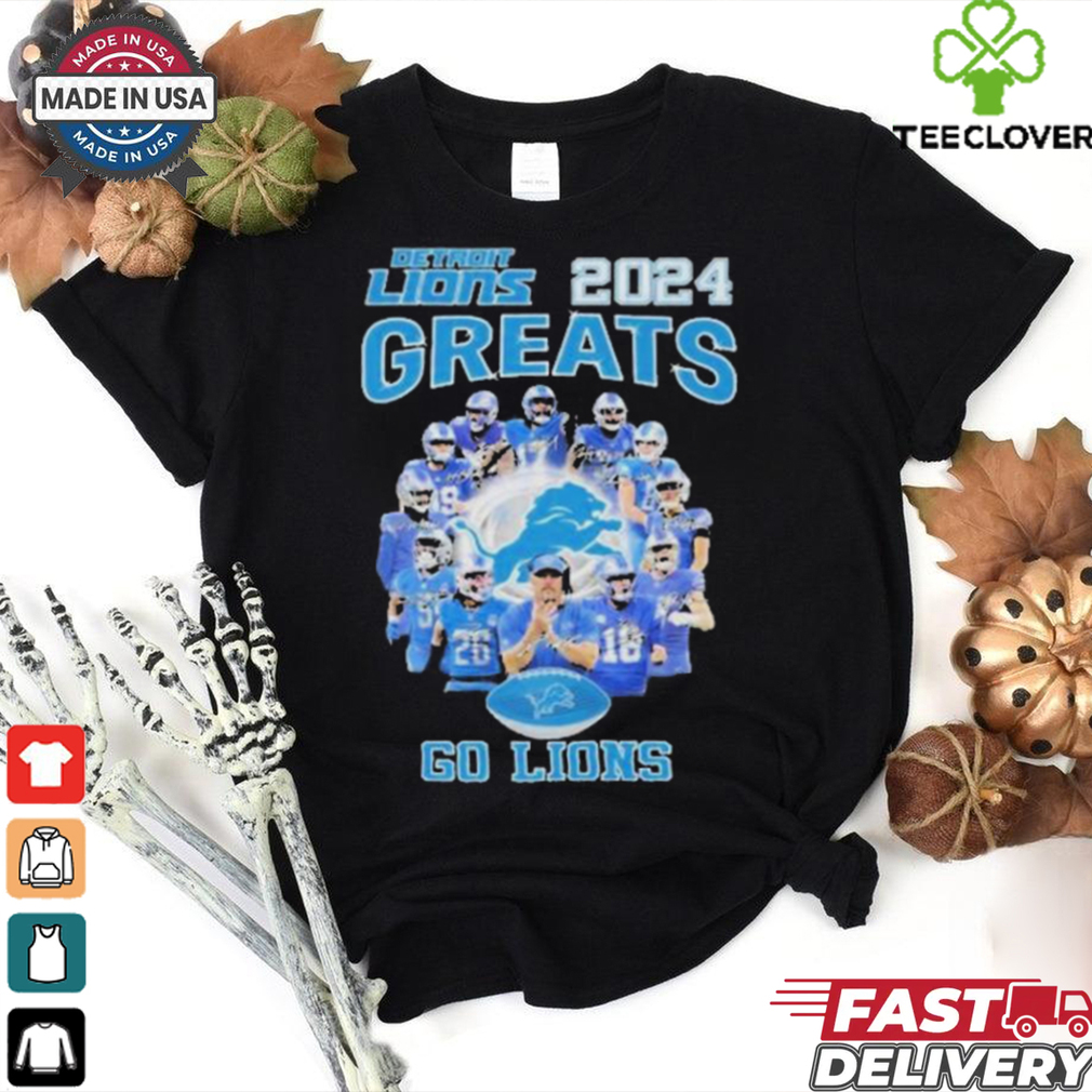 Official Detroit lions 2024 great season go lions go 2024 T shirt Official Detroit lions 2024 great season go lions go 2024 T shirt