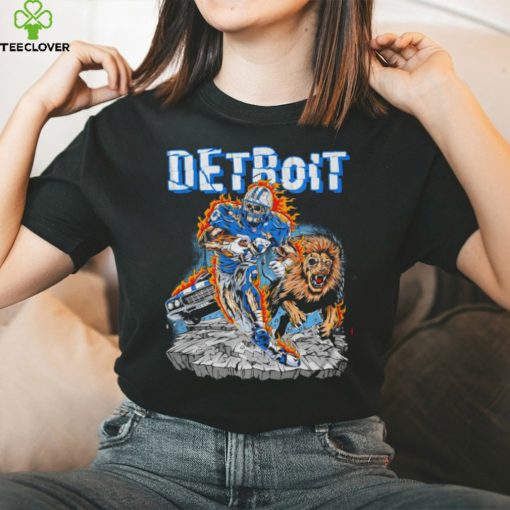 Official Detroit lions barry sanders skeleton shirt