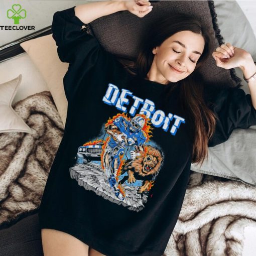 Official Detroit lions barry sanders skeleton shirt