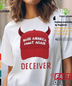 Official Devil hat make America g666t again deceiver T shirt