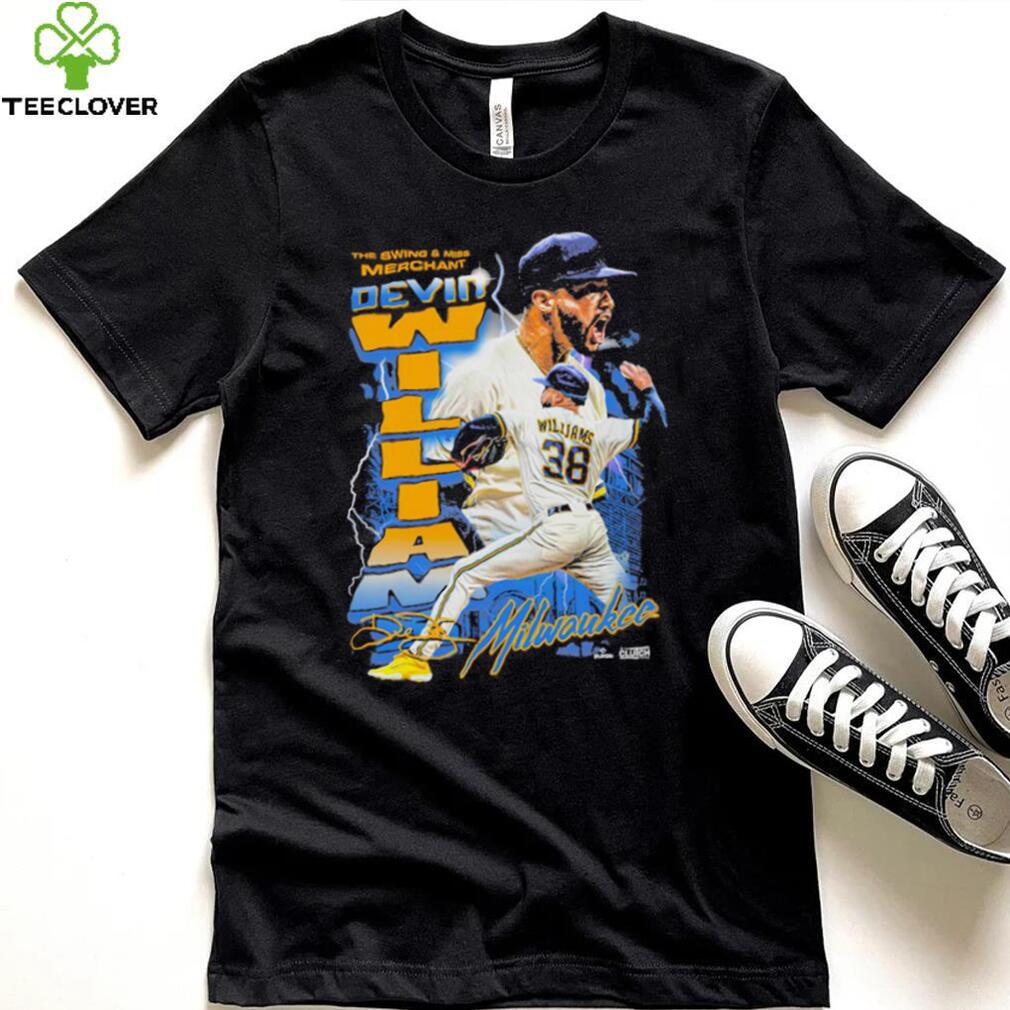 Original devin Williams Swing Milwaukee Baseball Signatures Shirt