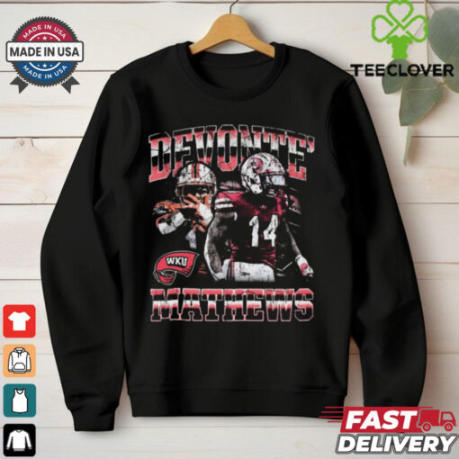 Official Devonte’ Mathews Western Kentucky Hilltoppers 90s Pepper t shirt