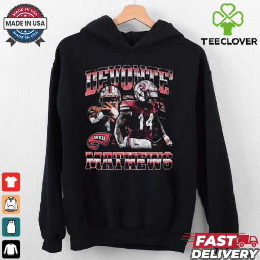 Official Devonte’ Mathews Western Kentucky Hilltoppers 90s Pepper t shirt