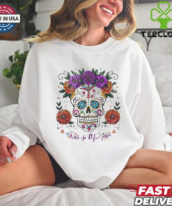 Official Dia De Los Muertos Detroit Lions 2024 Pullover Shirt