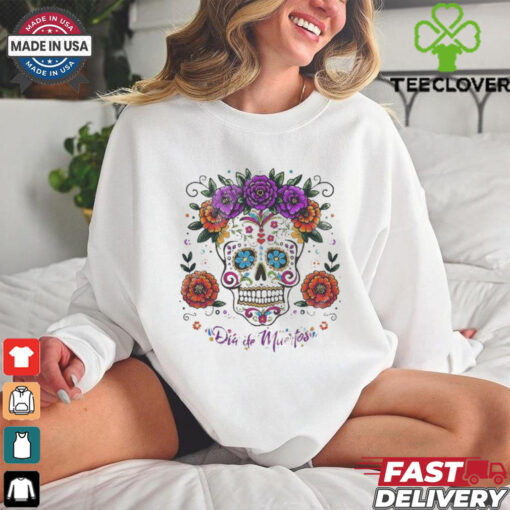 Official Dia De Los Muertos Detroit Lions 2024 Pullover Shirt