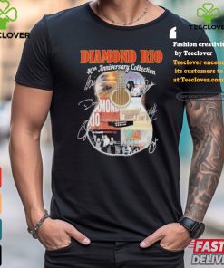 Official Diamond Rio 40th Anniversary Collection Signatures T Shirt