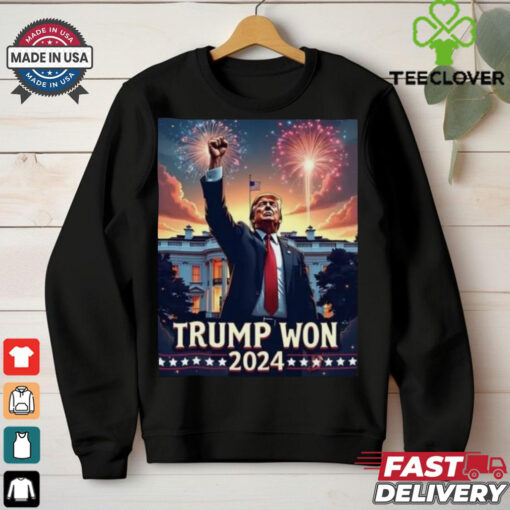 Official Digital Download Trump Won Trump 47 President Shirt