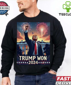 Official Digital Download Trump Won Trump 47 President Shirt