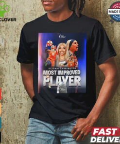 Official Dijonai Carrington Connecticut Sun 2024 WNBA Most Improved Player Poster t shirt