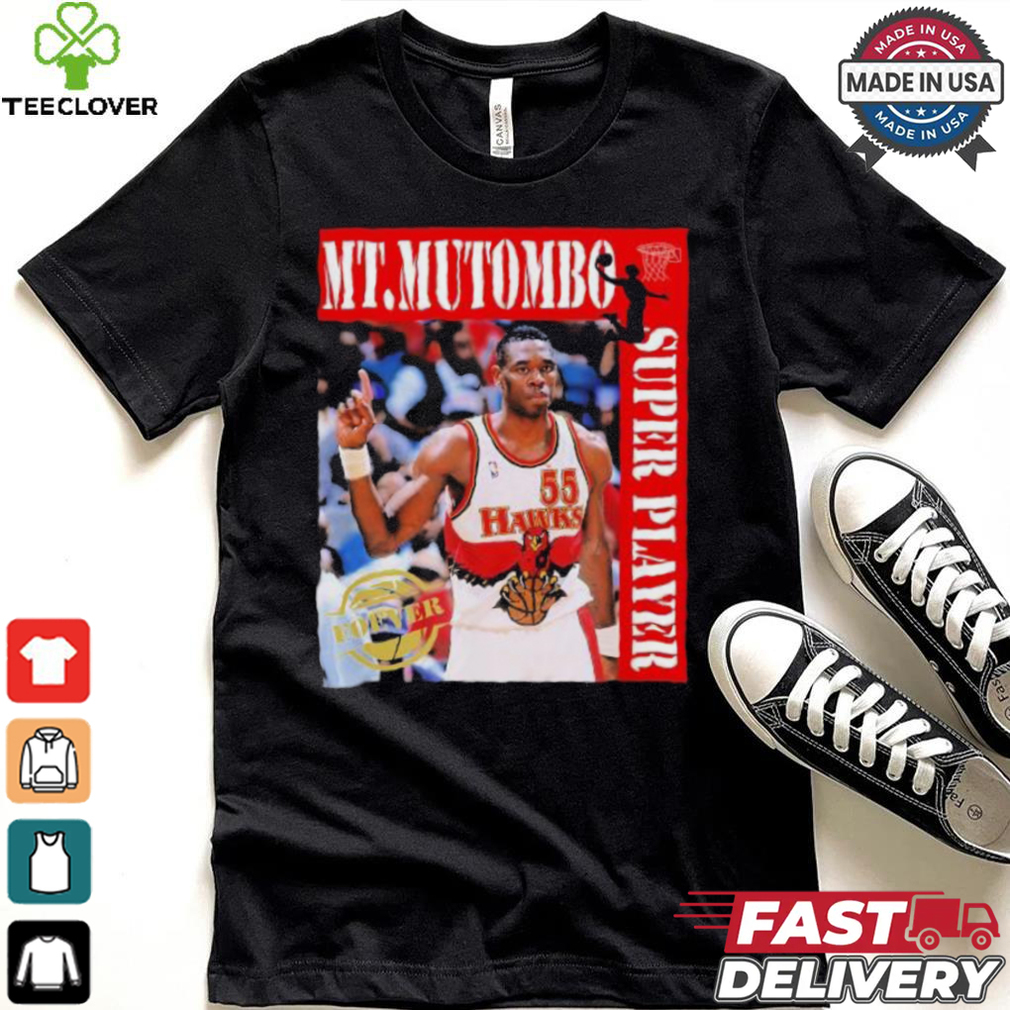 Official Dikembe Mutombo NBA 001 Atlanta Hawks Forver T Shirt Official Dikembe Mutombo NBA 001 Atlanta Hawks Forver T Shirt