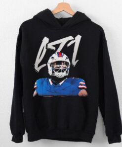 Official Dion Dawkins LT1 Buffalo Bills NFL Football Shnow Gear Portrait t shirt