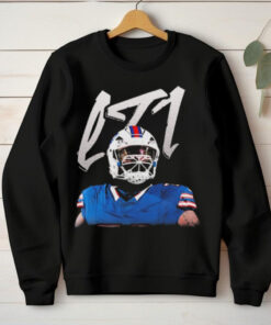 Official Dion Dawkins LT1 Buffalo Bills NFL Football Shnow Gear Portrait t shirt