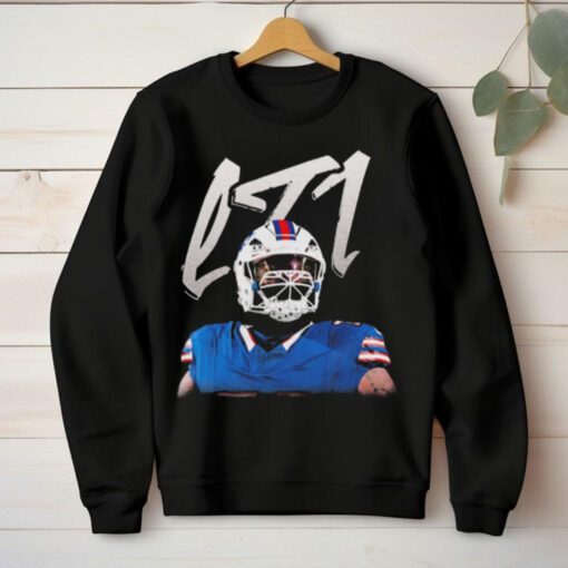 Official Dion Dawkins LT1 Buffalo Bills NFL Football Shnow Gear Portrait t shirt