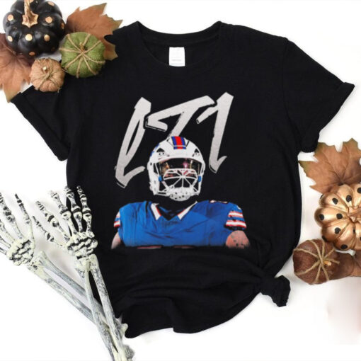 Official Dion Dawkins LT1 Buffalo Bills NFL Football Shnow Gear Portrait t shirt