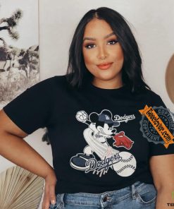 Official Disney Pitching Mickey Mouse Los Angeles Dodgers shirt