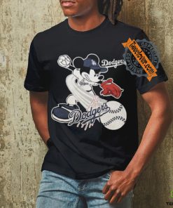 Official Disney Pitching Mickey Mouse Los Angeles Dodgers shirt
