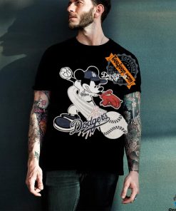 Official Disney Pitching Mickey Mouse Los Angeles Dodgers shirt