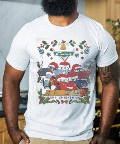 Official Disneyland Cars Lightning McQueen Tow Mater Christmas T Shirt