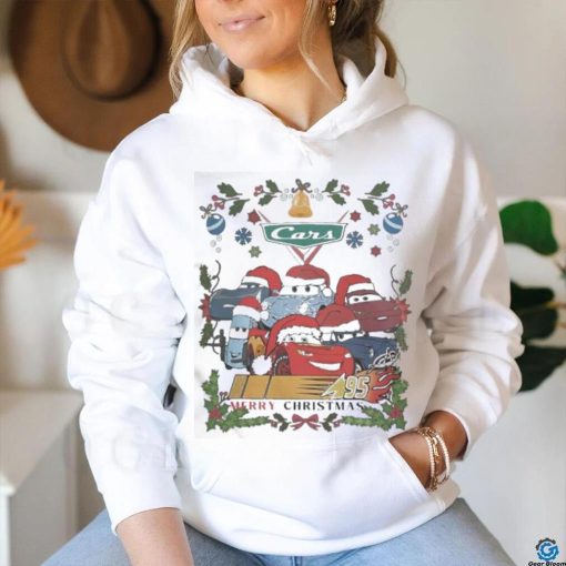 Official Disneyland Cars Lightning McQueen Tow Mater Christmas T Shirt