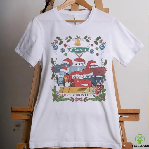 Official Disneyland Cars Lightning McQueen Tow Mater Christmas T Shirt